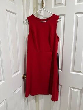 White House Black Market Sleeveless Red Mini Dress